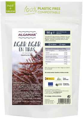 Foto de Agar agar en tiras