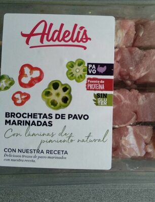 Foto de Brochetas de pavo marinadas
