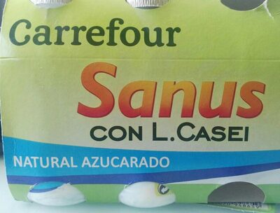 Foto de sanus con L.casei azucarado