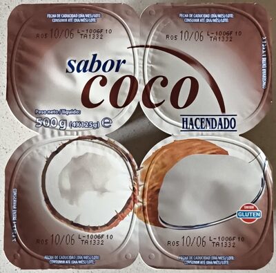 Foto de Yogur sabor coco