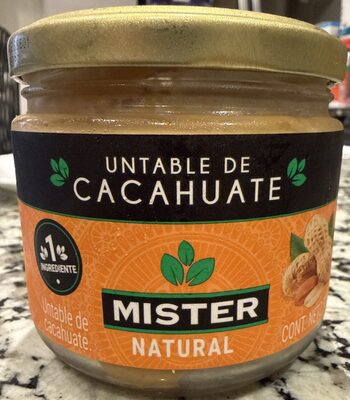 Foto de crema de cacahuate Mister