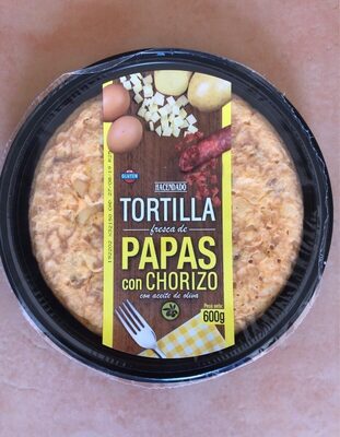 Foto de Tortilla fresca de papas con chorizo