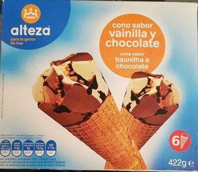 Foto de Cono sabor vainilla y chocolate