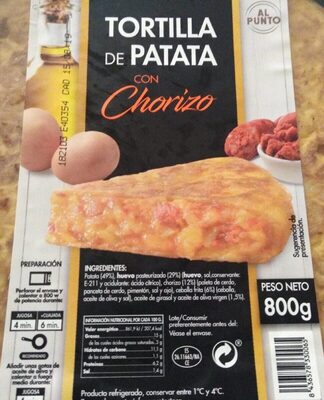 Foto de Tortilla de patata con chorizo