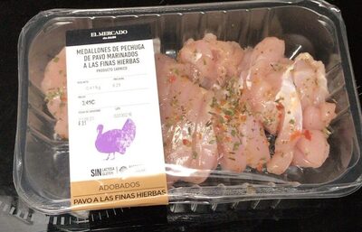 Foto de Medallones de pechuga de pavo marinados a las finas hierbas