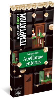 Foto de Chocolate negro con avellanas