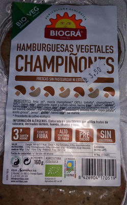Foto de Hamburguesas vegetales champiñones