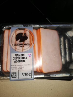 Foto de Fiambre de pechuga de pavo adobada