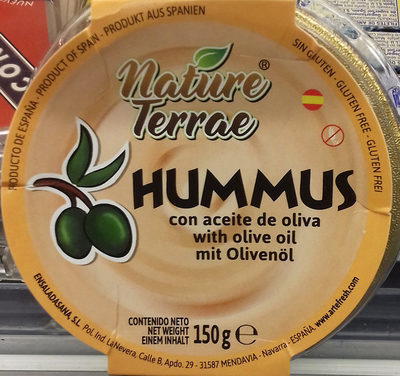 Foto de Hummus con aceite de oliva