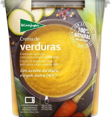 Foto de Crema de verduras con aceite de oliva virgen extra