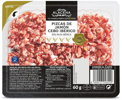 Foto de Pizcas de jamón de cebo ibérico 50 %