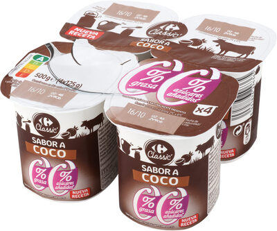 Foto de Yogur Sabor Coco 00%