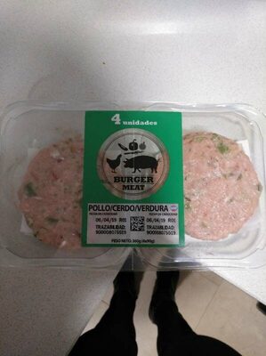 Foto de Hamburgesa de pollo-cerdo-verduras