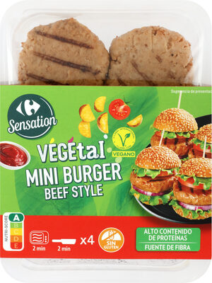 Foto de Mini burguer vegetal beef style