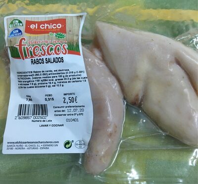 Foto de Rabos de cerdo salados
