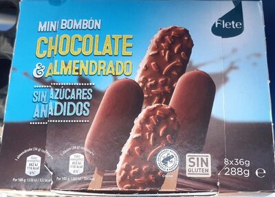 Foto de Mini bombón chocolate almendrado sin azúcar