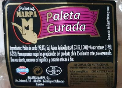 Foto de Taco paleta curada