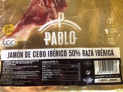 Foto de Jamon de cebo iberico 50% raza iberica