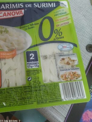 Foto de Tallarines de surimi
