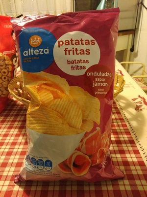 Foto de Patatas fritas onduladas sabor jamón