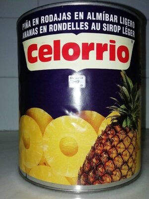 Foto de Piña en rodajas en almíbar ligero