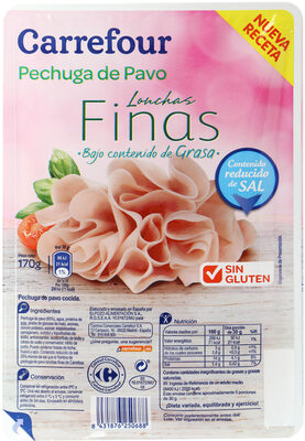 Foto de Pechuga de pavo finas lonchas reducido en sal