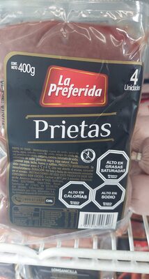 Foto de Prietas la preferida 400gr