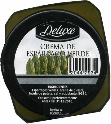 Foto de Crema de espárrago verde