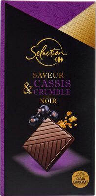 Foto de Saveur cassis & crumble noir