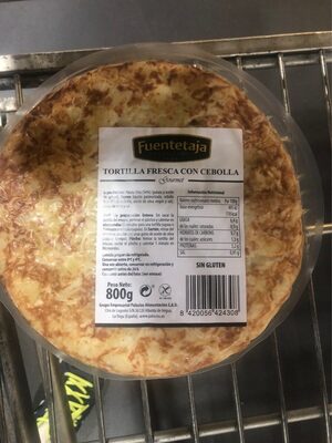 Foto de Tortilla Fresca con Cebolla