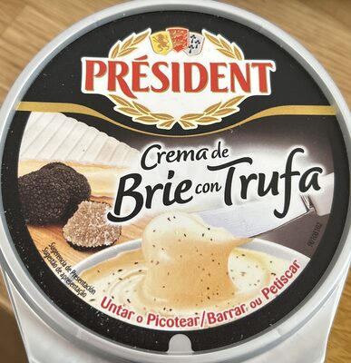 Foto de Crema de brie con trufa para untar tarrina