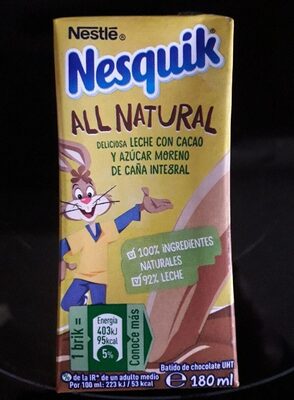 Foto de Nesquik all natural batido de chocolate