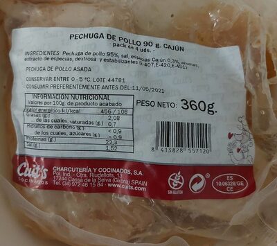 Foto de Pechuga de pollo Cajún
