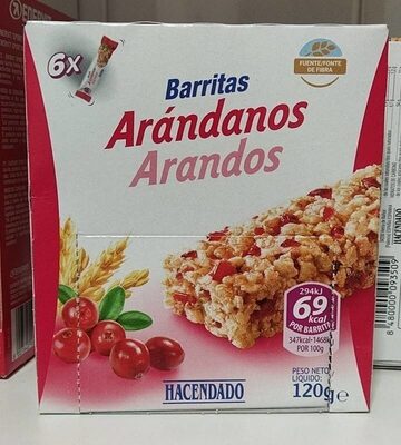 Foto de Barritas arándanos