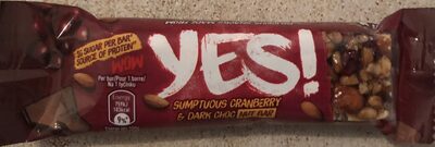 Foto de Barre Cranberrys et Chocolat Noir