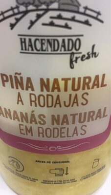 Foto de Piña natural a rodajas