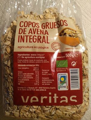 Foto de Veratis organic thick whole oat flakes