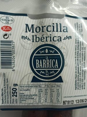 Foto de Morcilla Ibérica