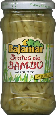 Foto de Brotes de bambú en láminas