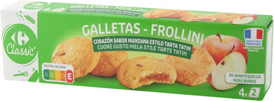 Foto de Galletas corazón sabor manzana estilo tarta tatin