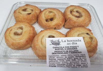 Foto de Caracola crema/pasas