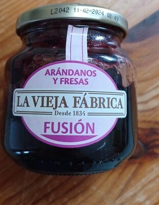 Foto de Mermelada fusión de arándanos y fresas