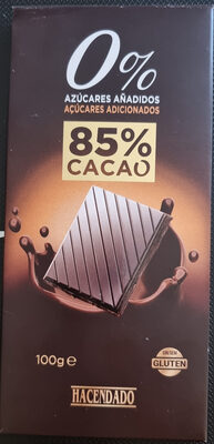 Foto de Chocolate negro 0% azúcares añadidos 85% cacao