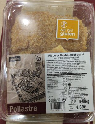 Foto de Pit de pollastre arrebossat amb pernil cuit i formatge