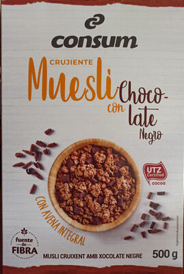 Foto de Muesli crujiente con chocolate negro
