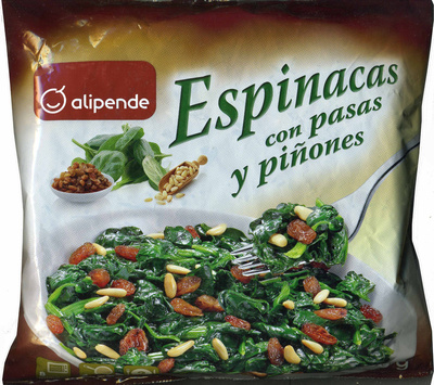 Foto de Espinacas con pasas y piñones