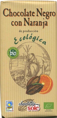 Foto de Chocolate negro con naranja ecológica