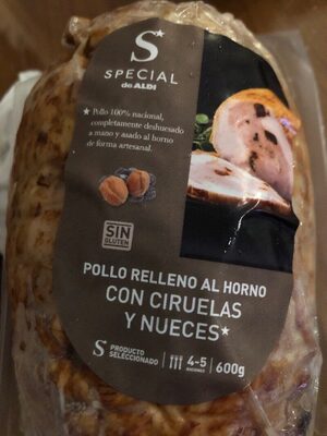 Foto de Pollo relleno al horno con ciruelas y nueces