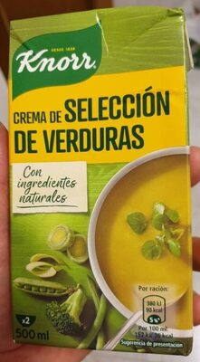 Foto de Crema selección de verduras envase 500 ml
