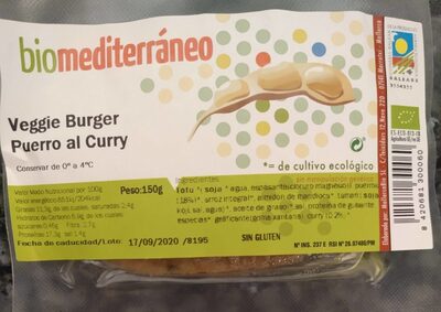 Foto de Veggie Burger puerro al curry